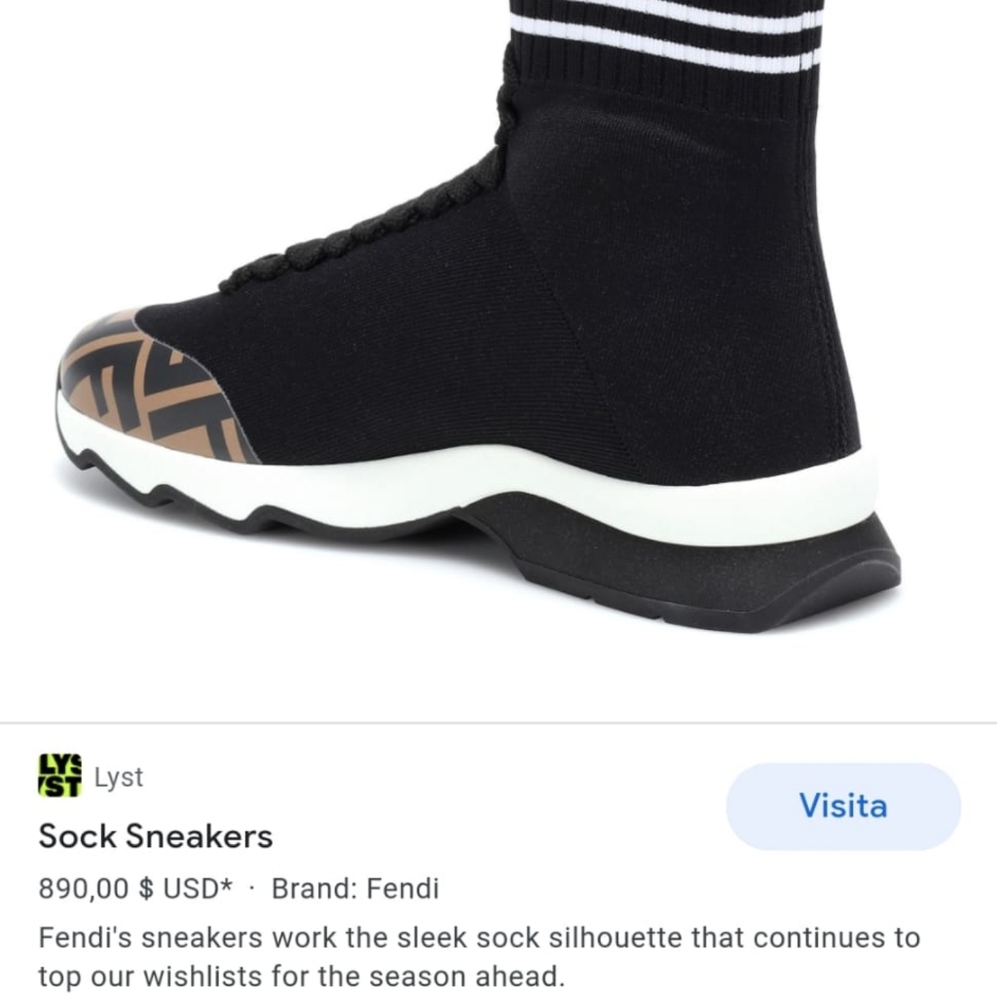 S O L D ----Fendi sock Sneakers